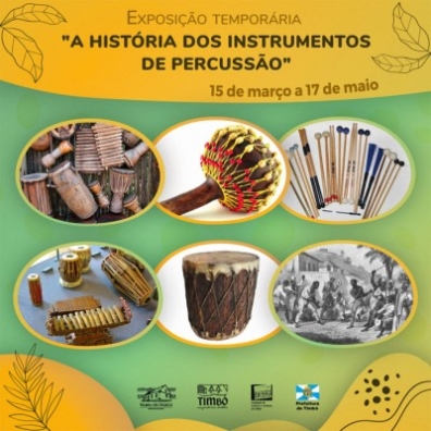 Museu da Música promove exposição “A história dos instrumentos de percussão”